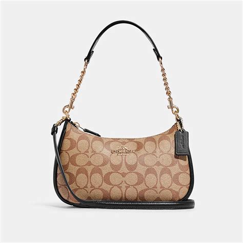 coach signature canvas handbag